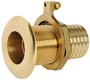 Seacock yellow brass w/hose adaptor 1/2“x 19 mm - Artnr: 17.323.01 14